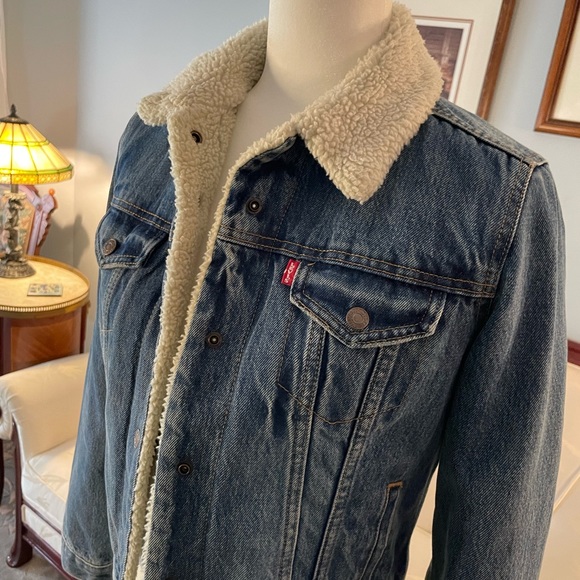 Levi’s Tucker Jacket Sherpa & Jean Jacket - Picture 5 of 16